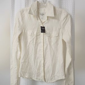 AF 100% Silk Women's Button-down Blouse